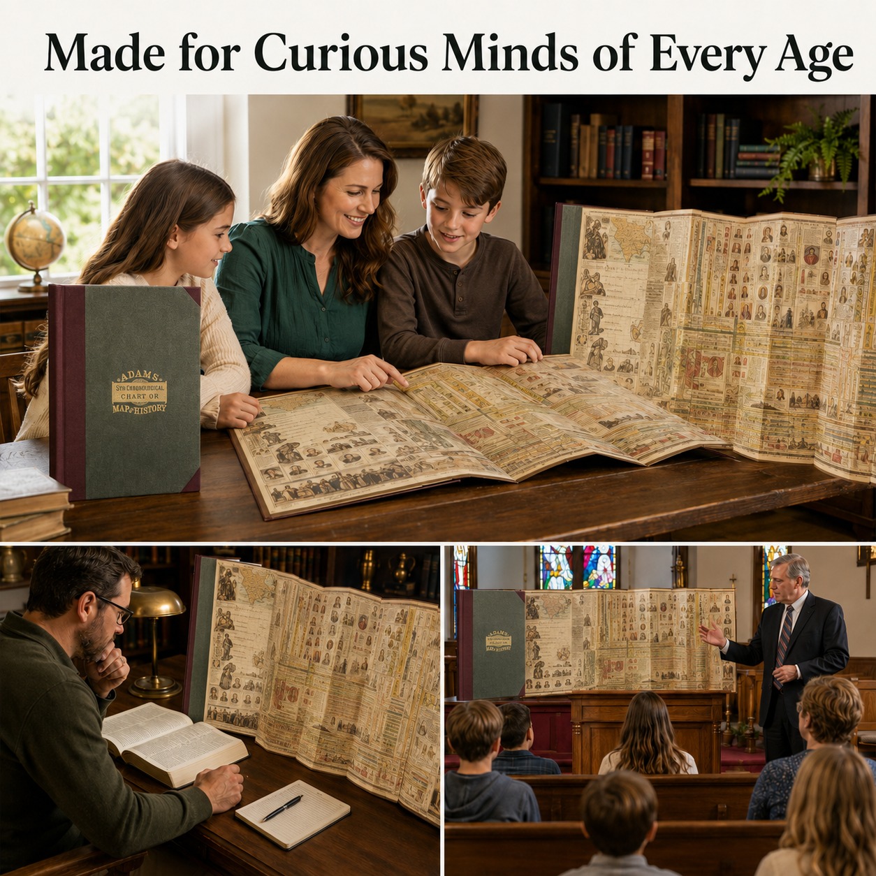 Adams Time Chart – 6,000 Years of Bible & World History Timeline