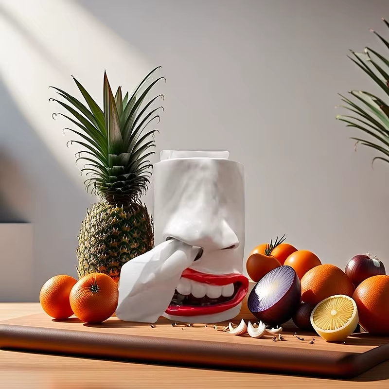 Funny Nostril Tissue Box Holder
