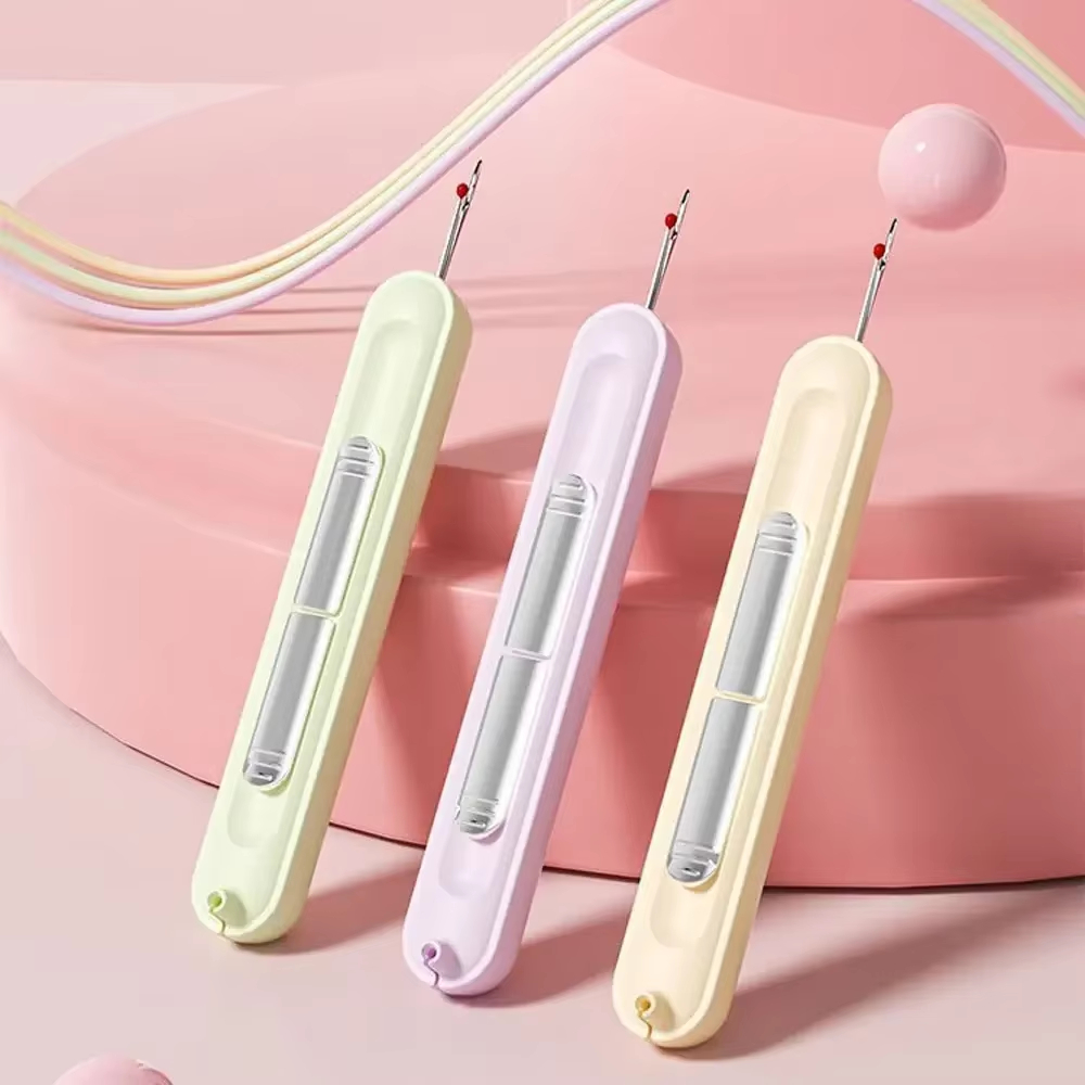 🧵 2-in-1 Needle Threader & Seam Ripper – Easy Hand Sewing Tool ✂️