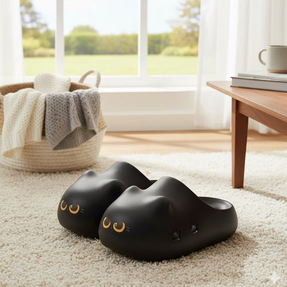 Kawaii Cat Paw Slippers 
