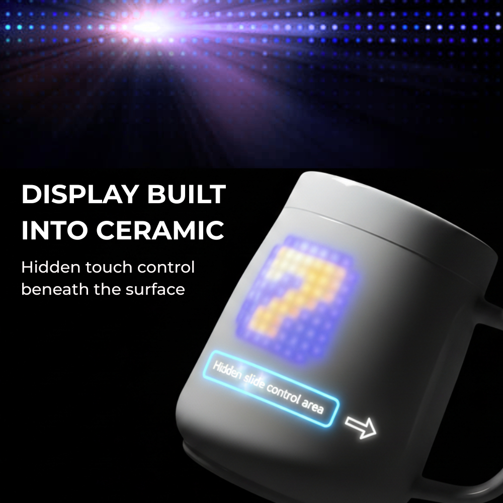 PixelMug P1: The Customizable Pixel Art LED Smart Mug