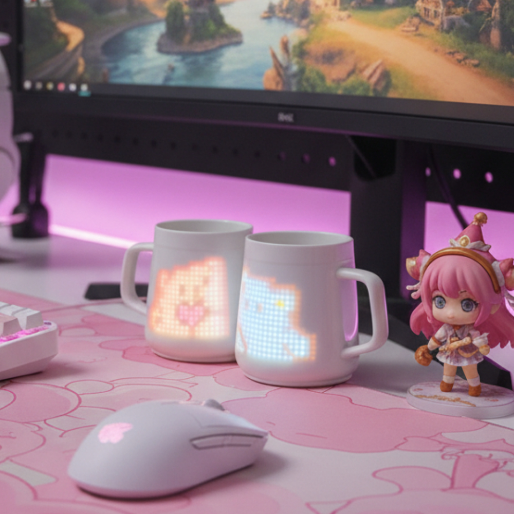 PixelMug P1: The Customizable Pixel Art LED Smart Mug