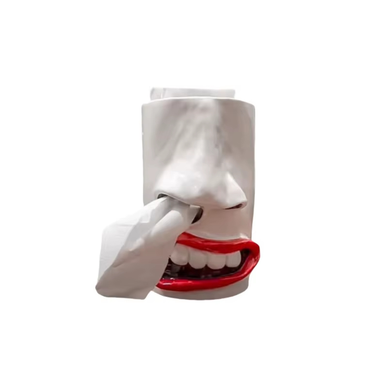 Funny Nostril Tissue Box Holder