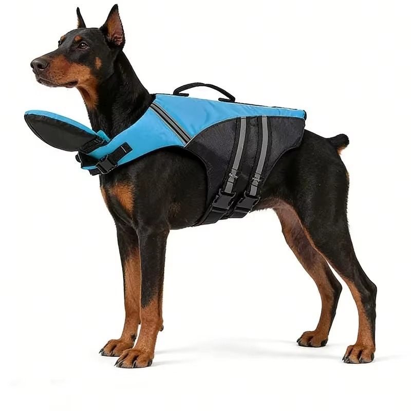 High-Buoyancy Reflective Dog Life Jacket with Rescue Handle