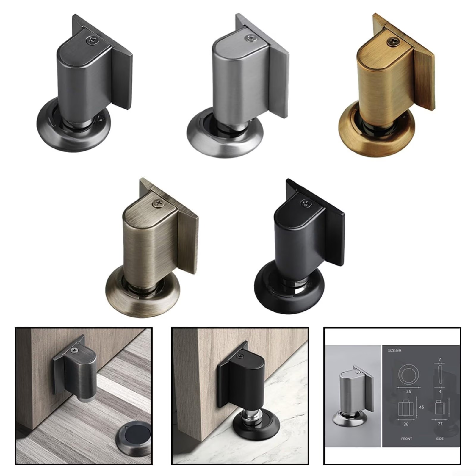 Magnetic Door Stopper – Punch-Free Heavy Duty Door Holder