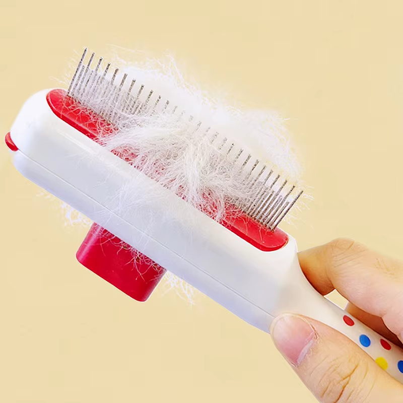 Self-Cleaning Pet Grooming Brush