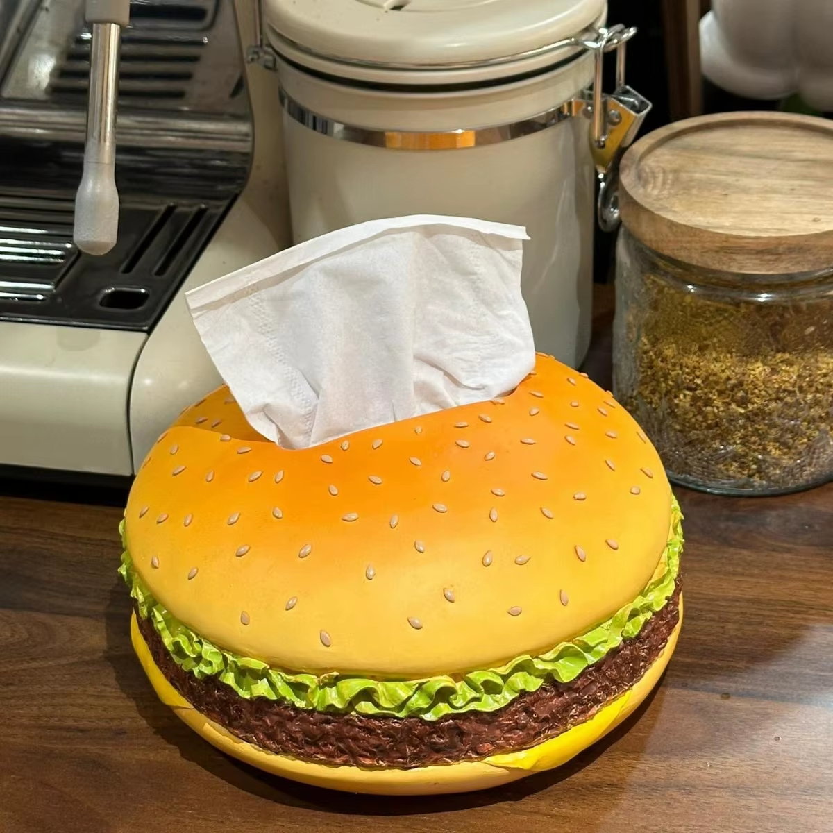 Hamburger Tissue Box Holder