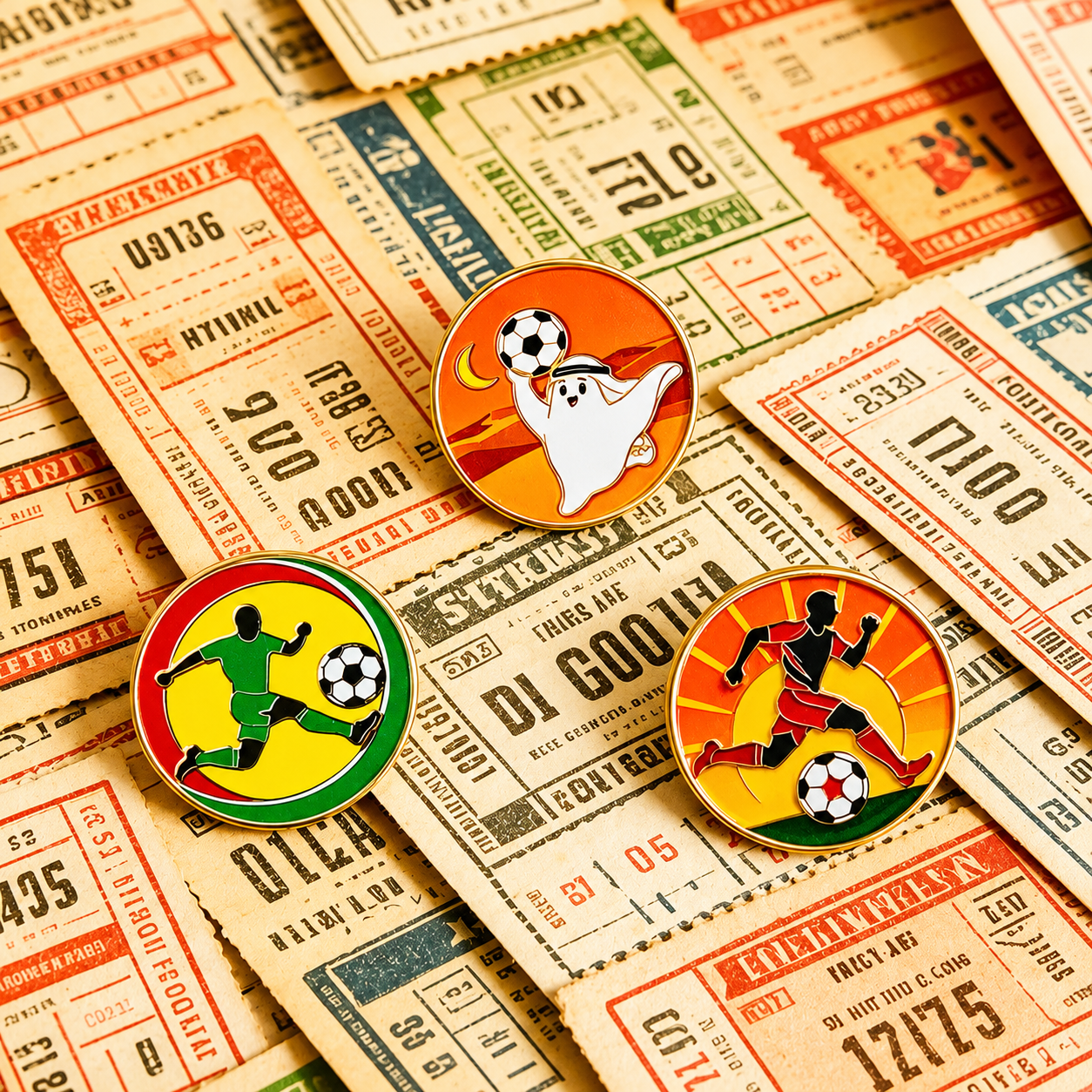 🏆⚽ 2026 World Cup Soccer Fan Collectible Pin Badge