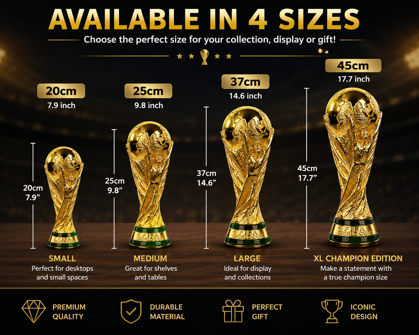 🏆 2026 World Cup Trophy Collectible