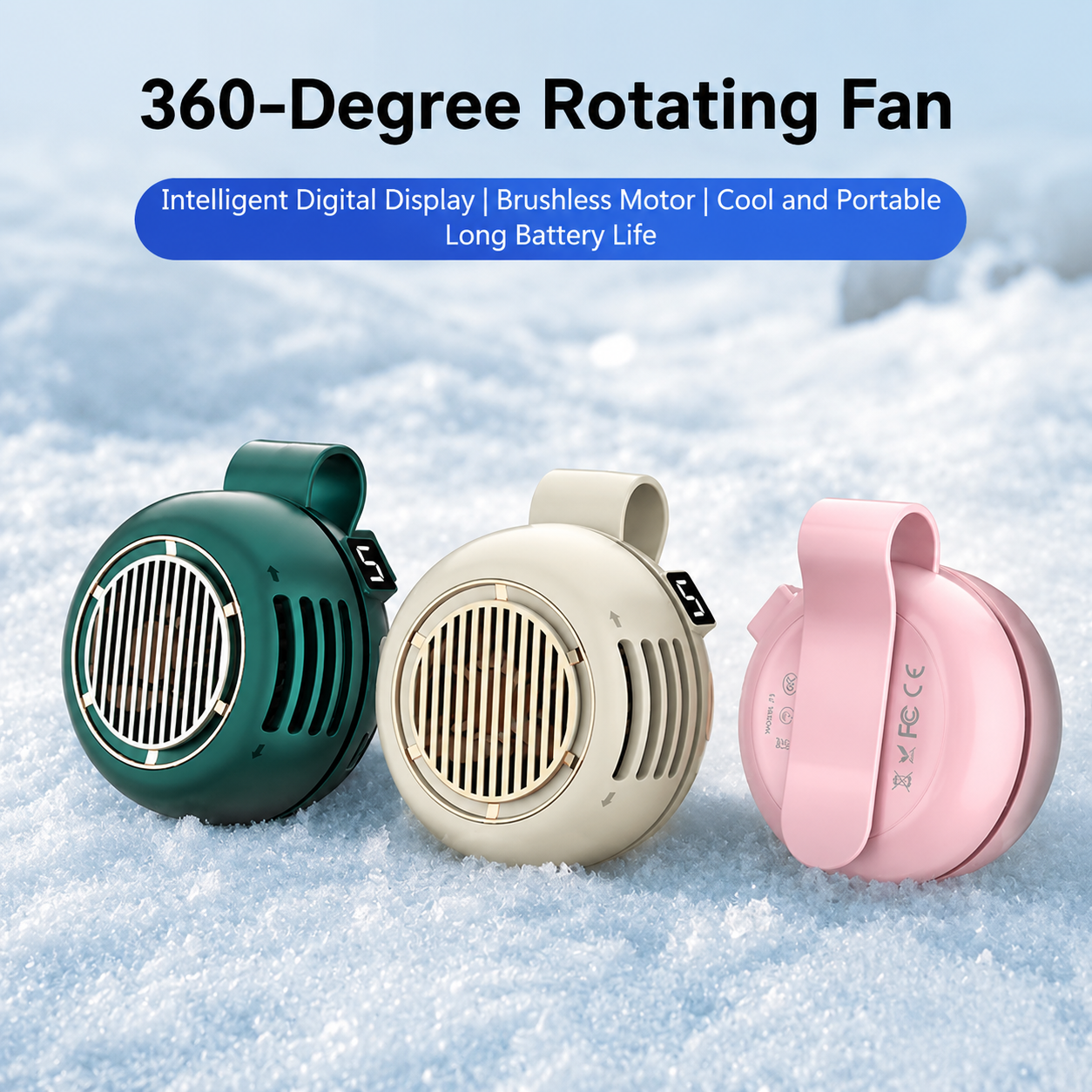 ❄️ Portable Clip-On Wearable Cooling Fan