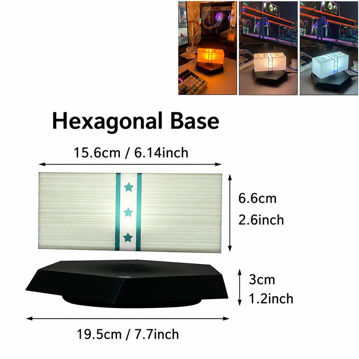 💰 Floating Maglev Money Lamp