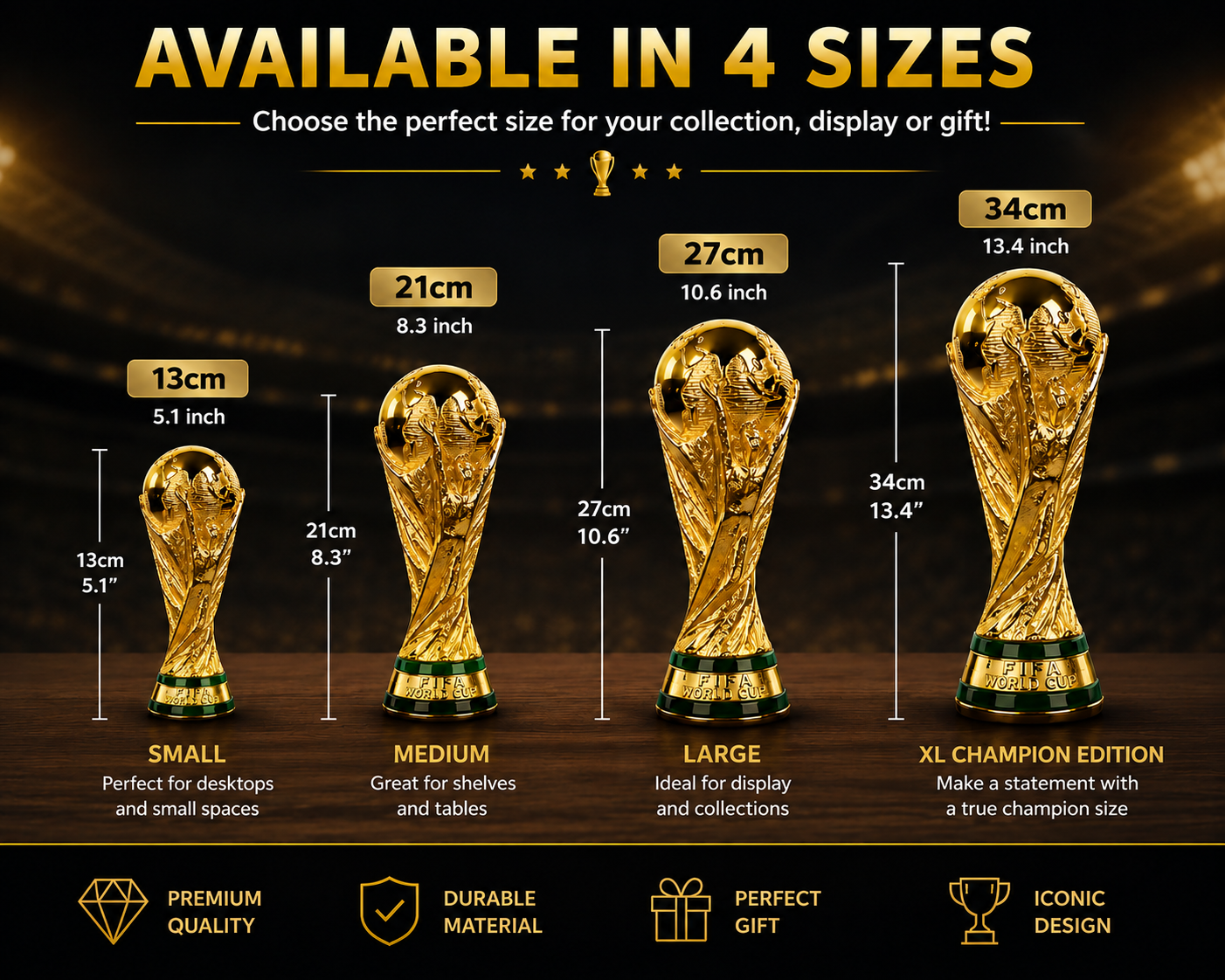 🏆 2026 World Cup Trophy Collectible