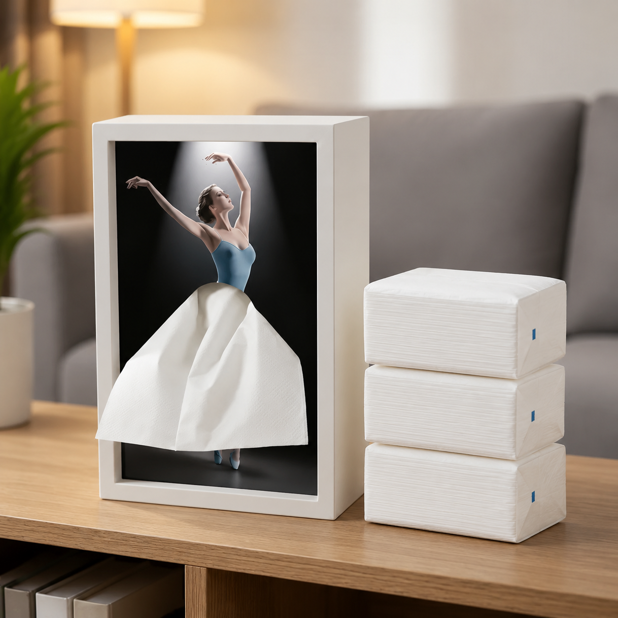 🩰 Ballerina Decorative Tissue Box