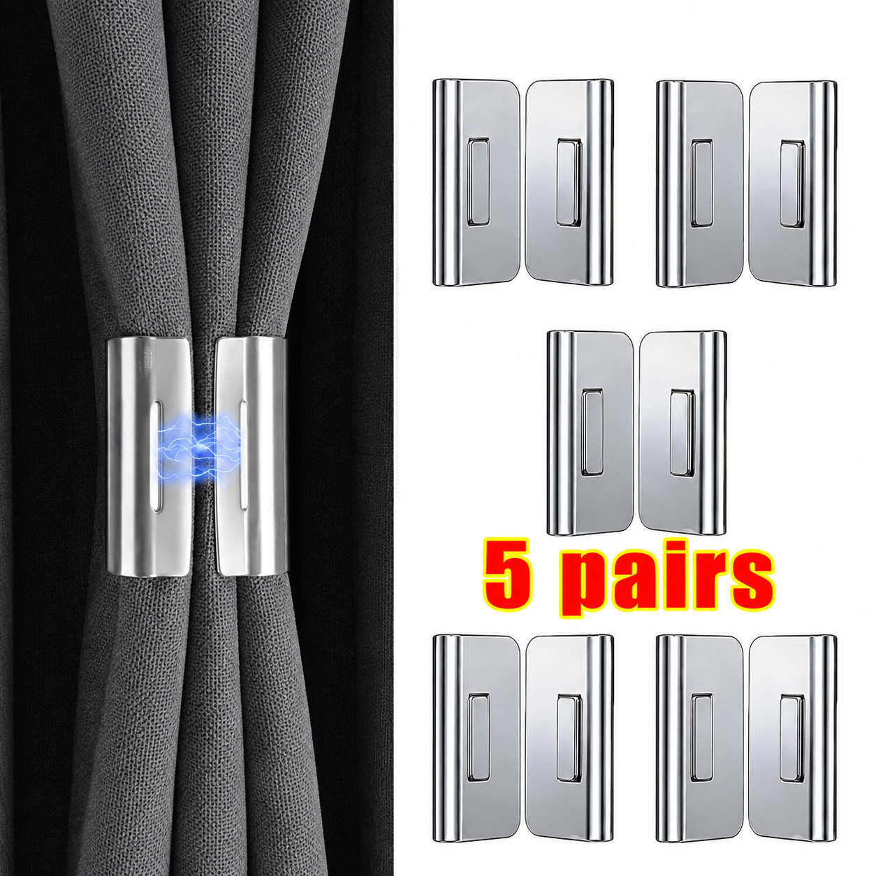 Strong Magnetic Curtain Clips
