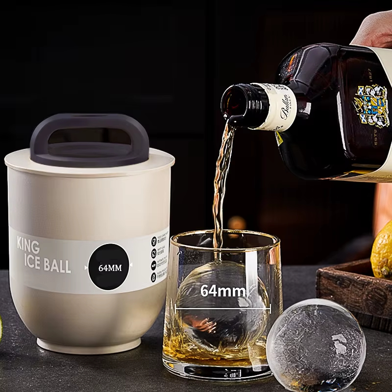 🧊 Crystal Clear Ice Ball Maker Mold