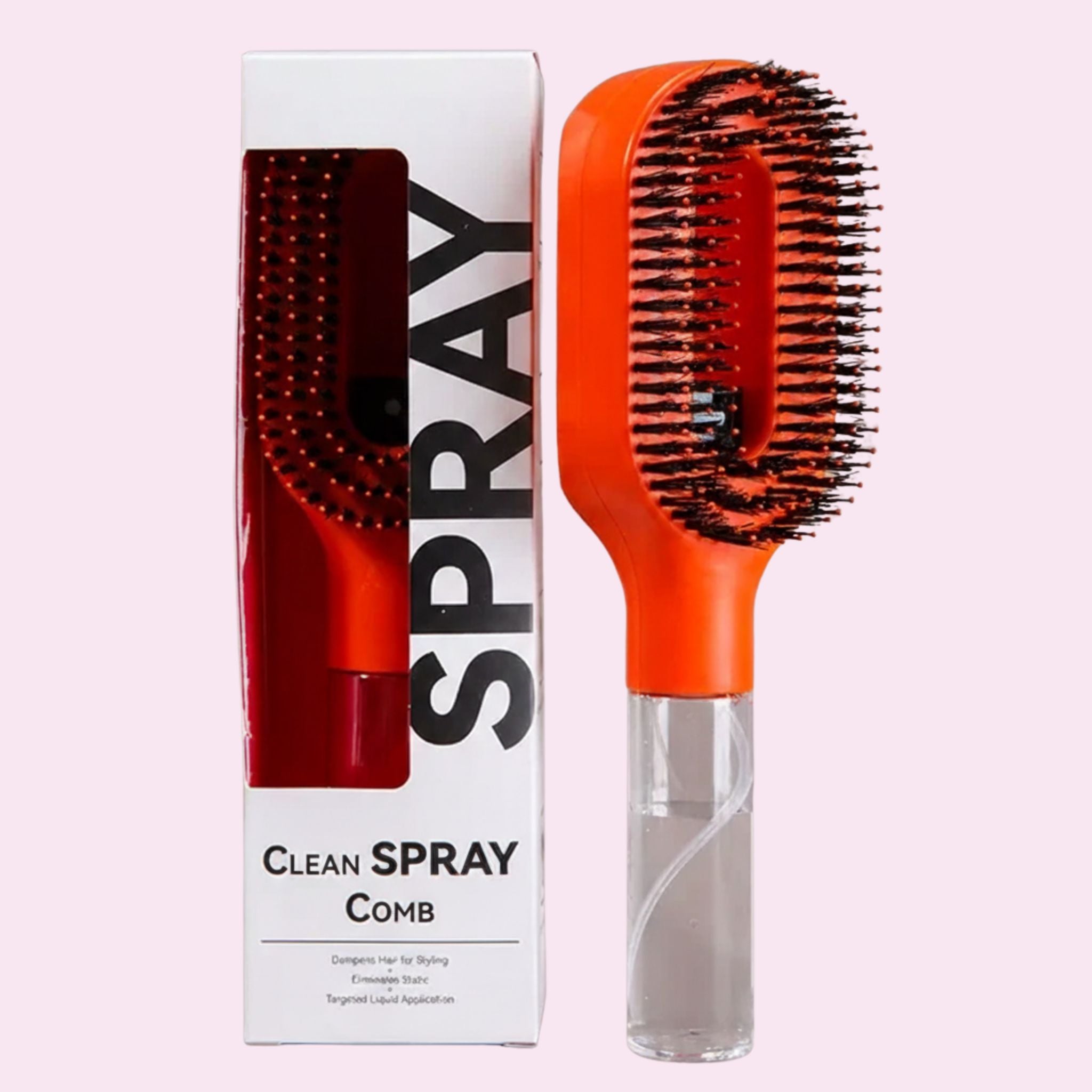 2 in 1 Sprayer Comb Detangling  Hair brush