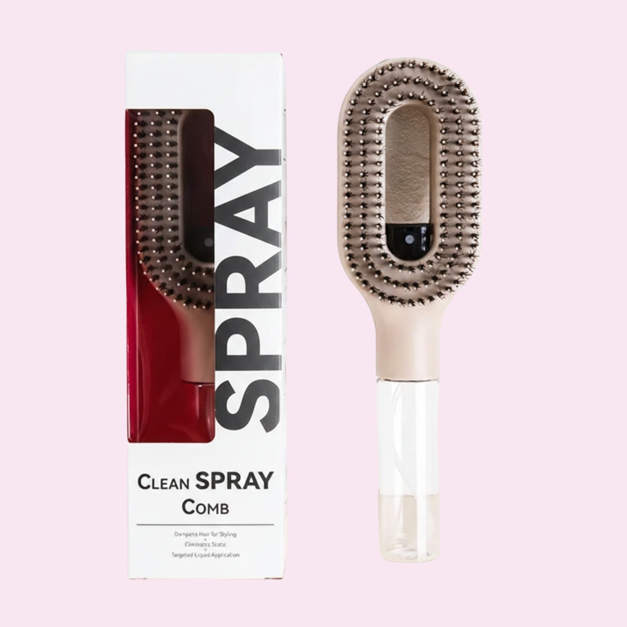 2 in 1 Sprayer Comb Detangling  Hair brush