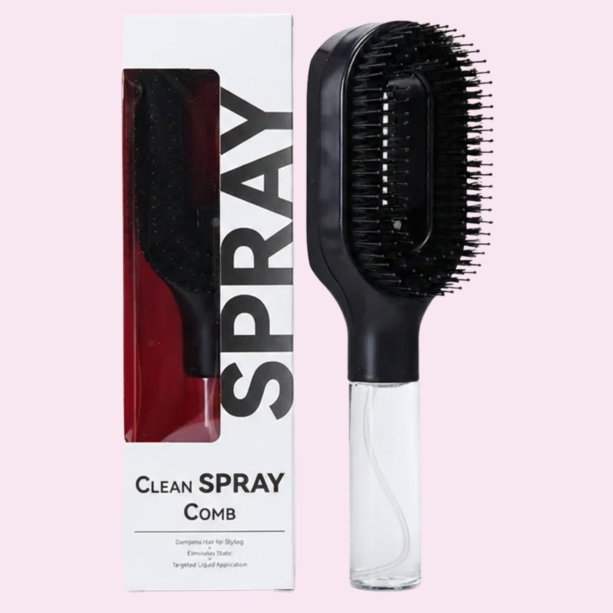 2 in 1 Sprayer Comb Detangling  Hair brush