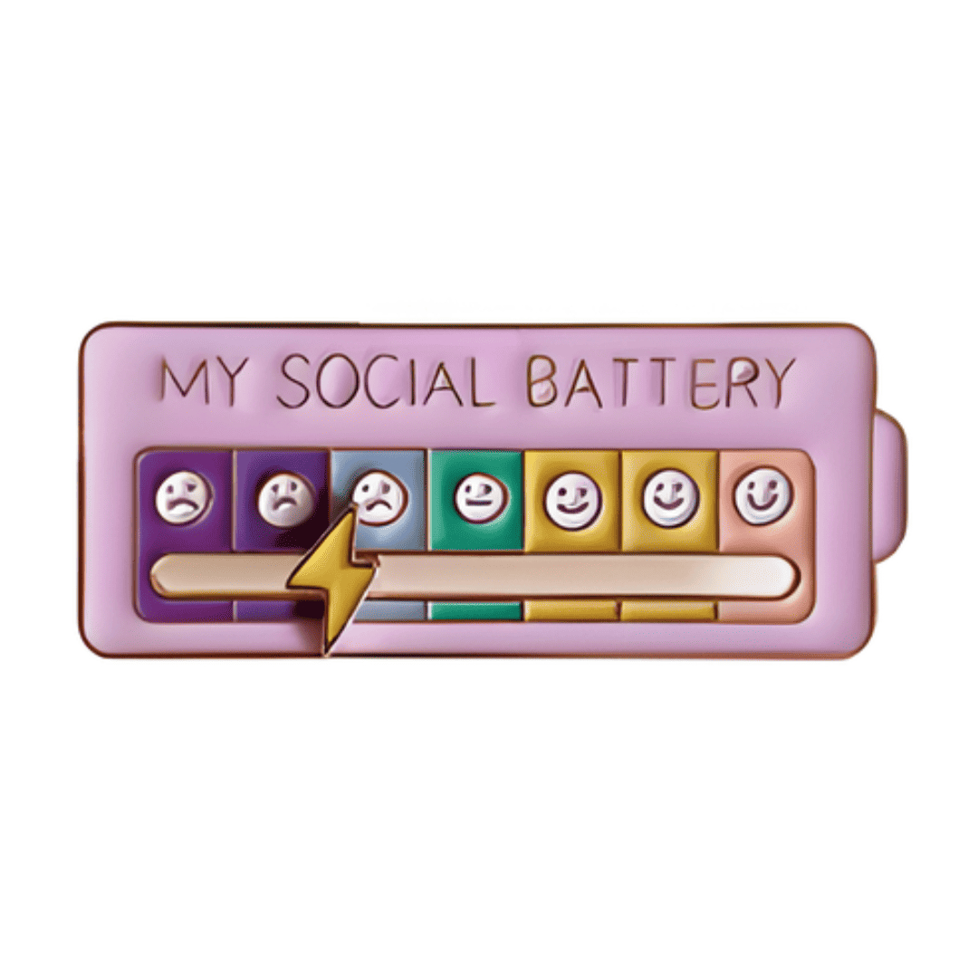 Social Battery Pin – MoodSocial
