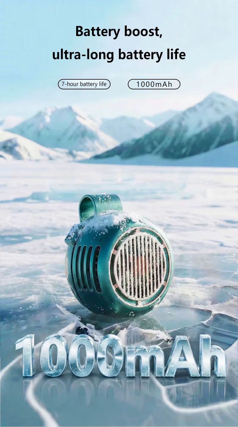 ❄️ Portable Clip-On Wearable Cooling Fan