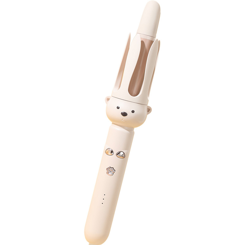 Automatic Bear-Design Curling Iron 32 mm – Electric Rotating Curling Styler