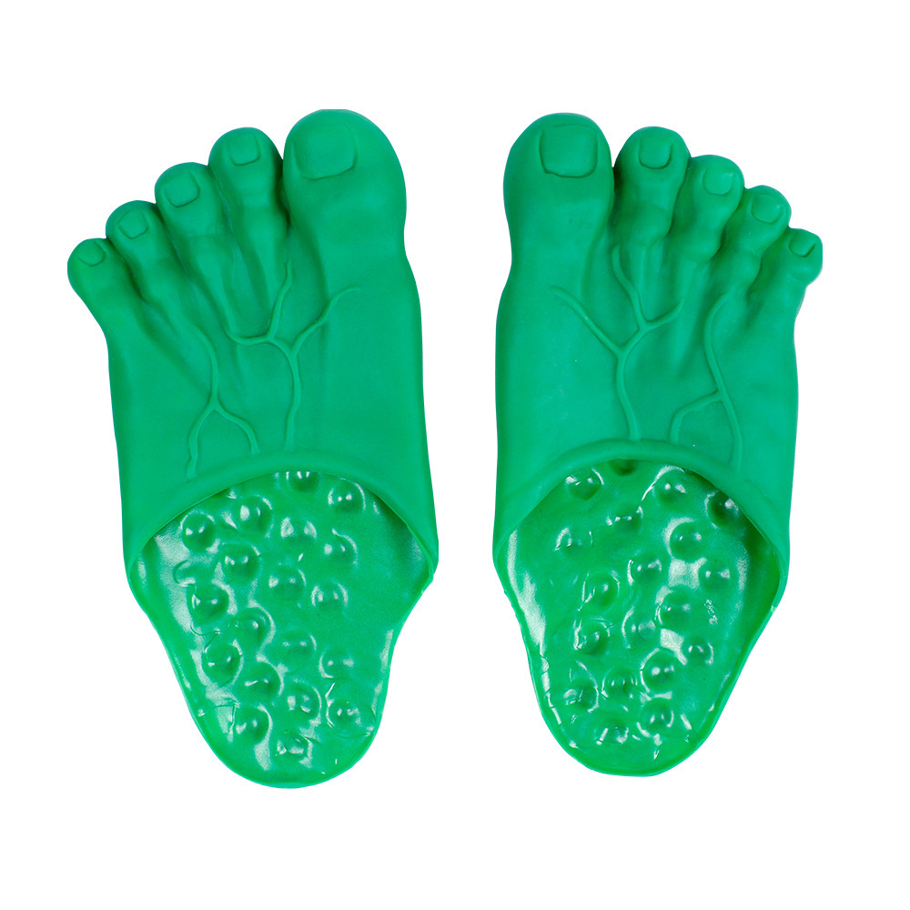 Funny Realistic Barefoot Slippers – Novelty Big Toe Shoes for Halloween, Cosplay & Pranks