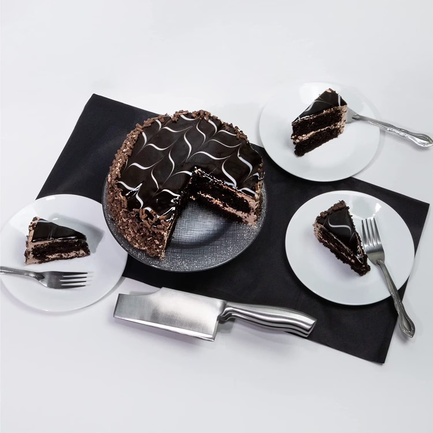 Adjustable Stainless Steel Cake Cutter & Server