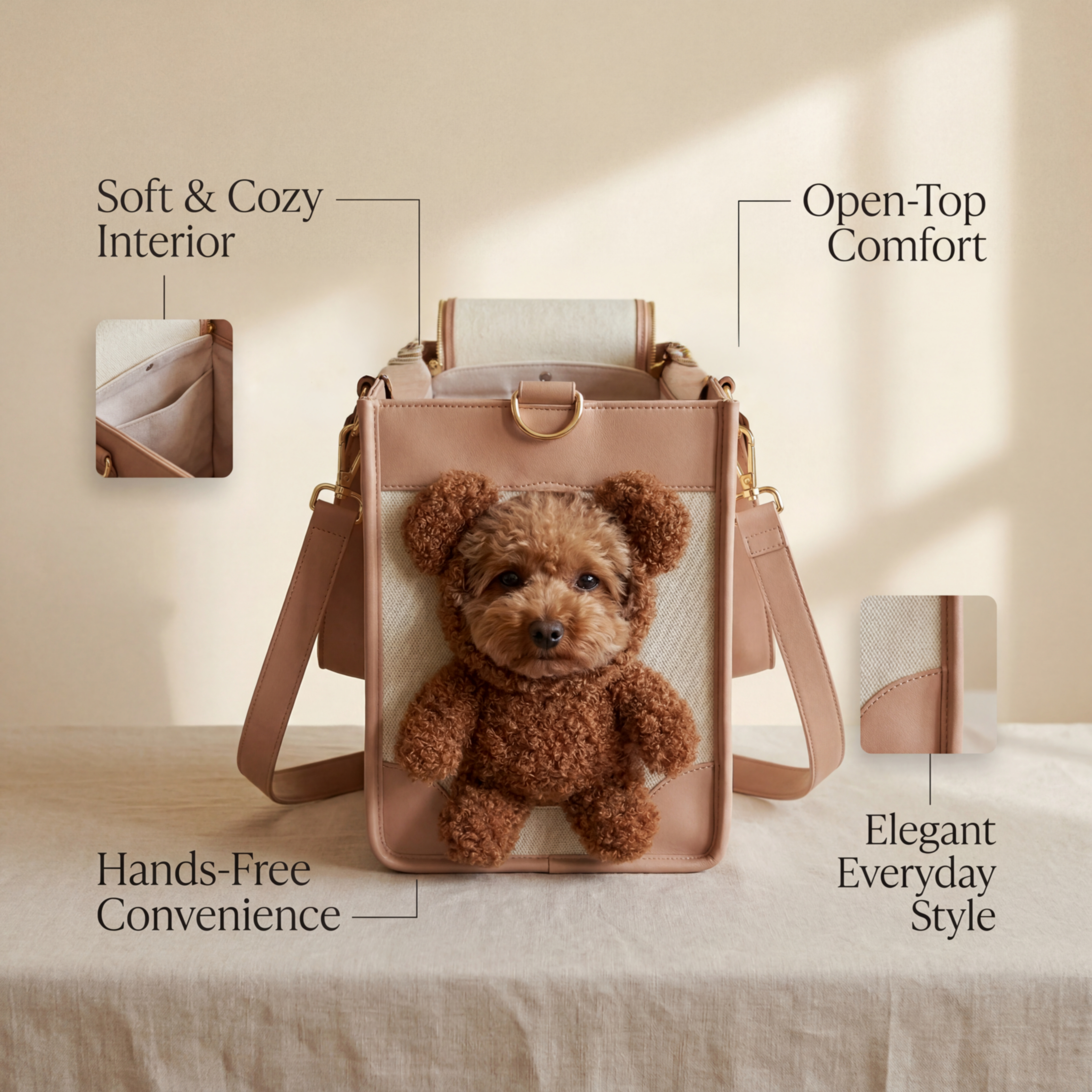  Lovemycart™ Premium Pet Carrier Bag