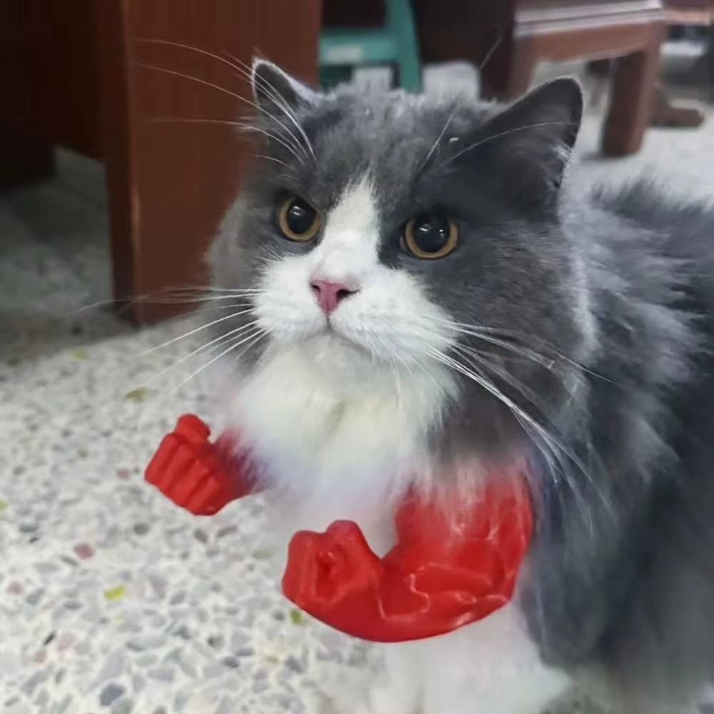 3D Printed Hulk Arm Pet Neck Accessory