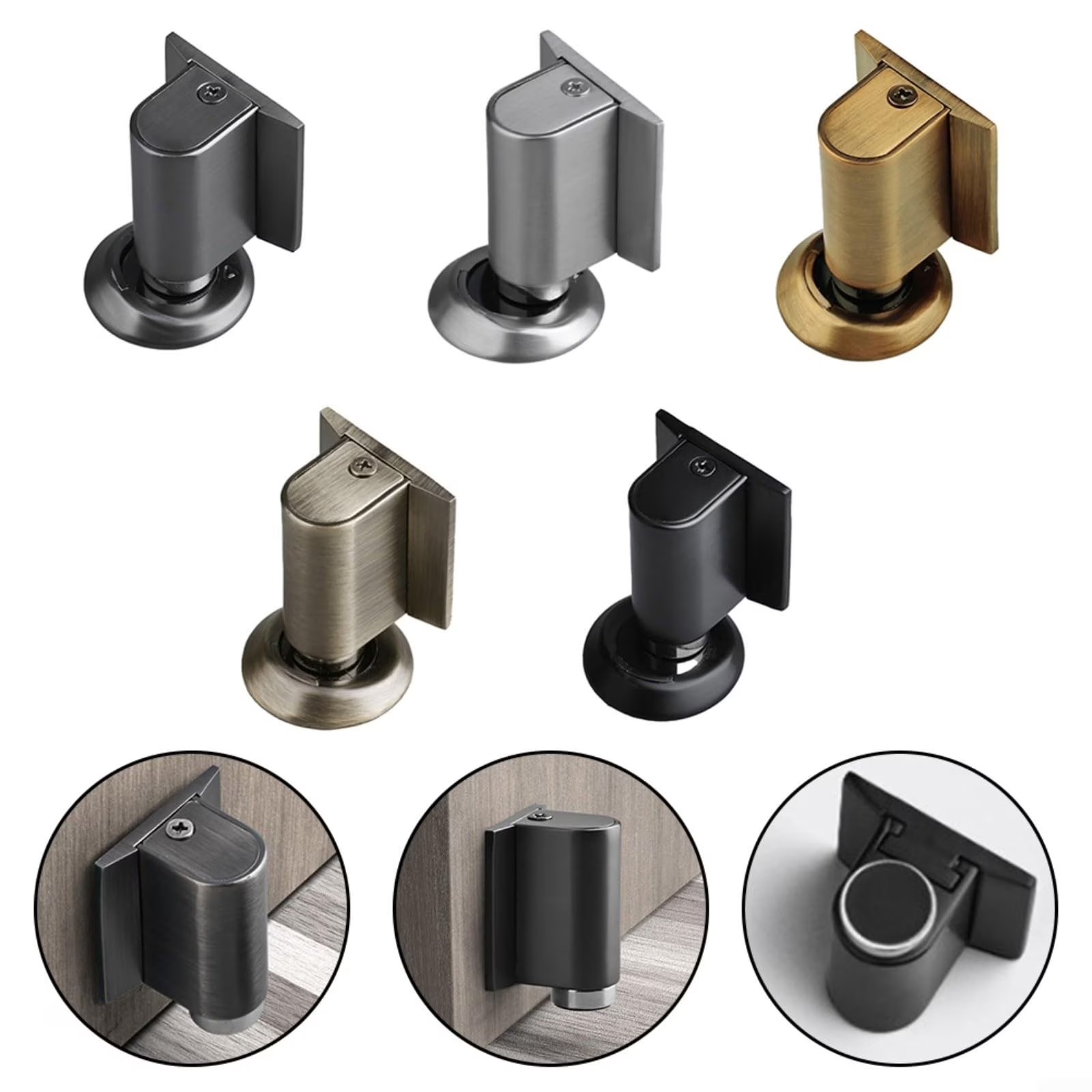 Magnetic Door Stopper – Punch-Free Heavy Duty Door Holder