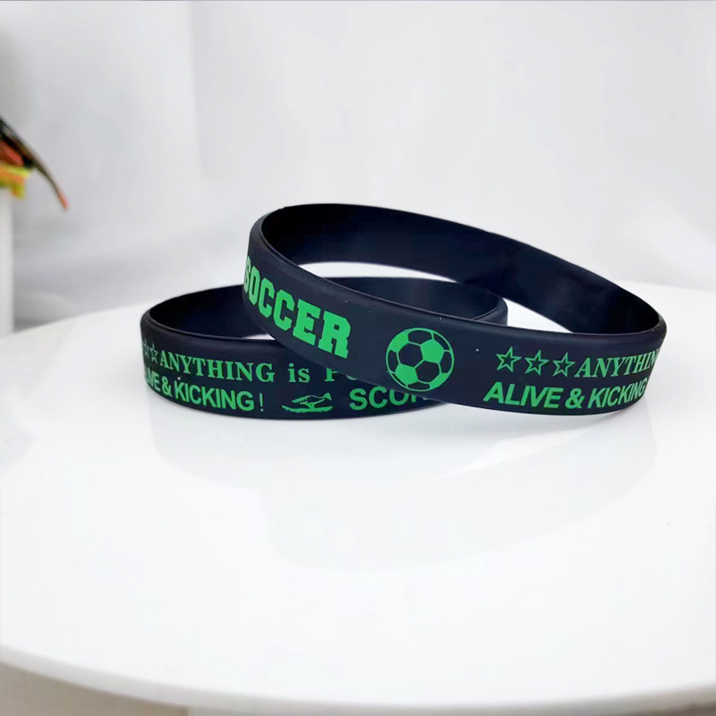⚽ Football Silicone Wristband