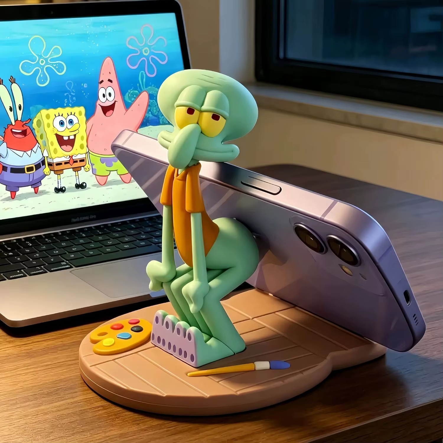 🐙 Cartoon Octopus Phone Stand