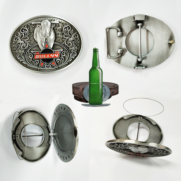 🤠 Texas Style Hands-Free Beverage Belt Buckle