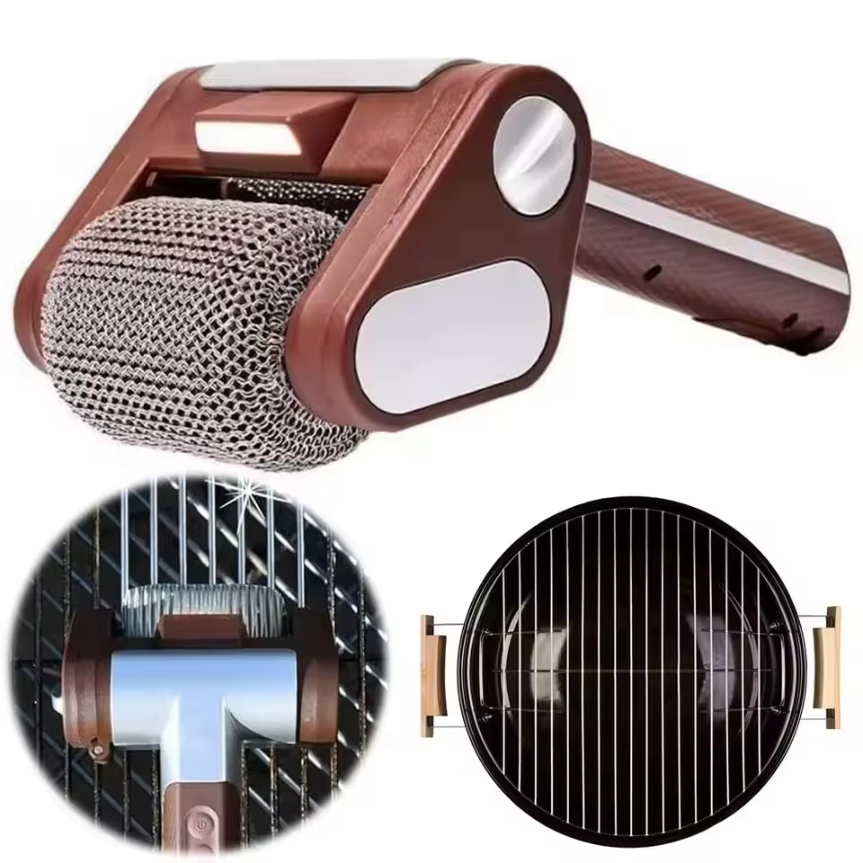 Electric Stainless Steel Roller Grill Brush