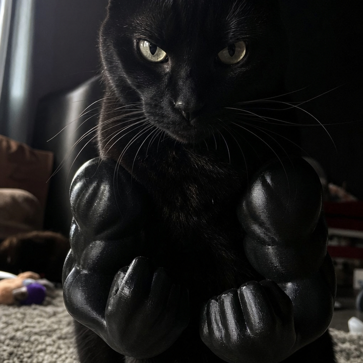 3D Printed Hulk Arm Pet Neck Accessory