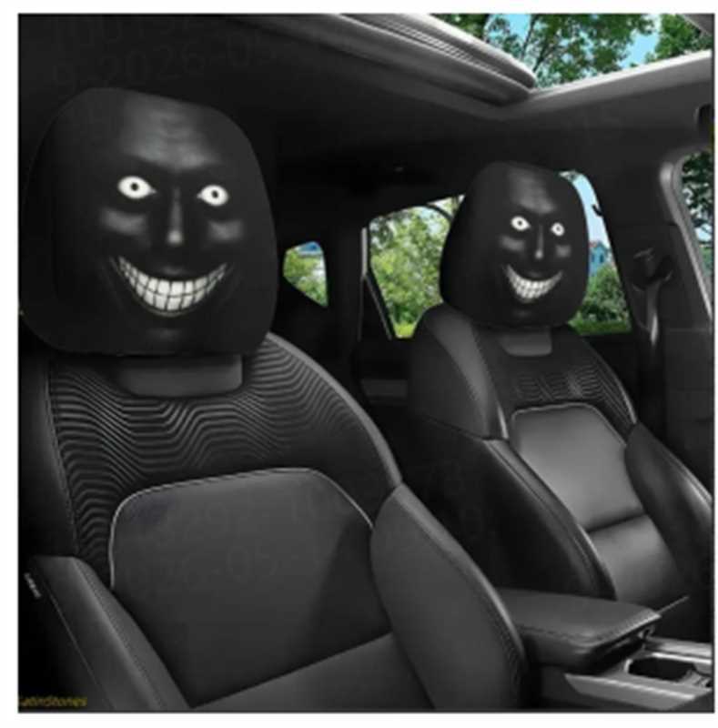 Funny Horror Face Headrest Covers (2PCS)