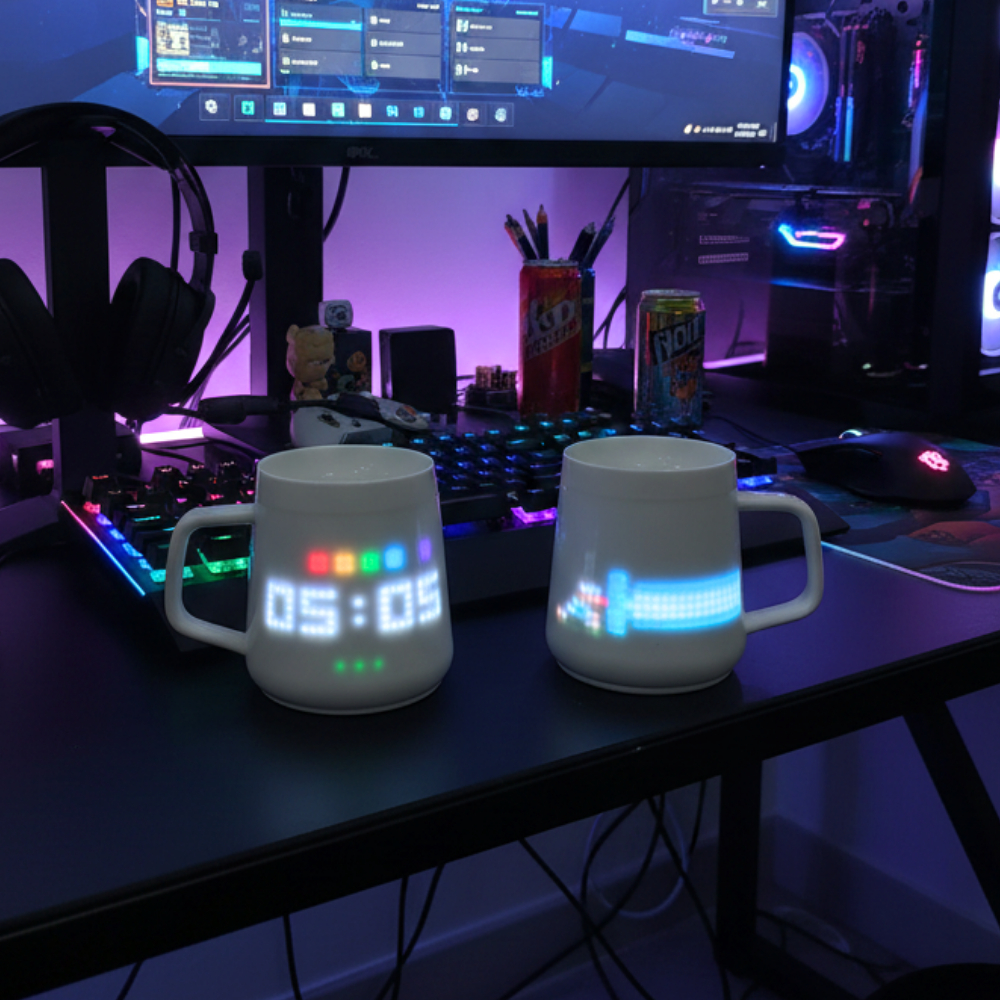 PixelMug P1: The Customizable Pixel Art LED Smart Mug