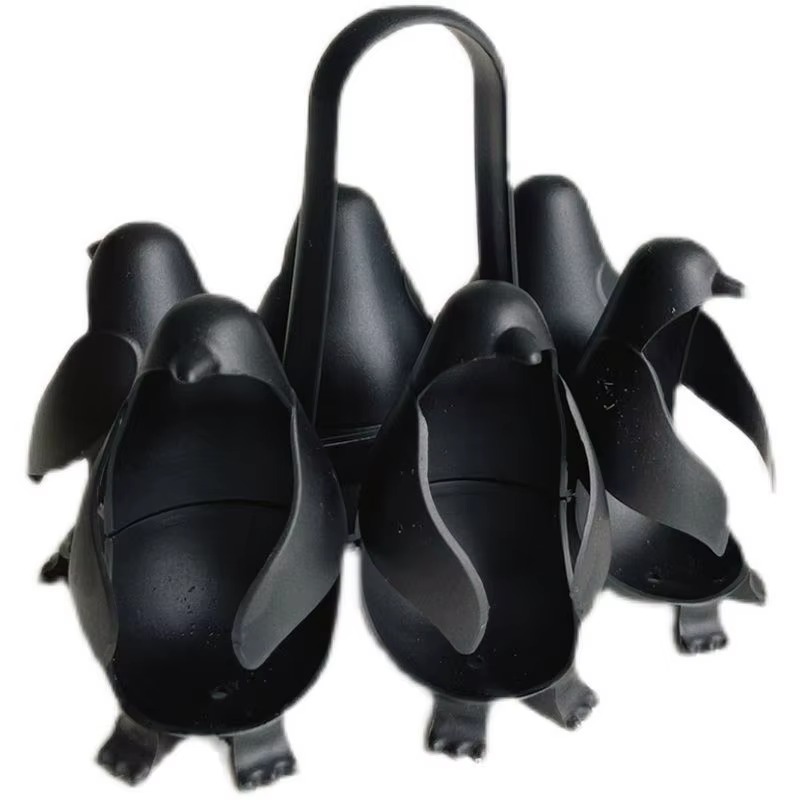 Cute Penguin Egg Boiler & Steamer Rack with Handle