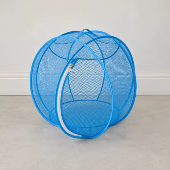 🐱🌍 360° Panoramic Rolling Cat Playpen Ball – Foldable Mesh Outdoor Pet Enclosure