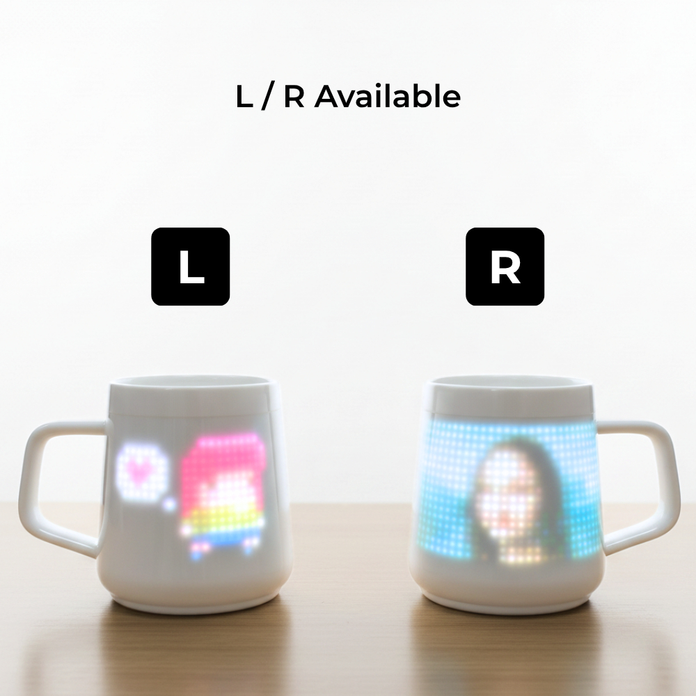 PixelMug P1: The Customizable Pixel Art LED Smart Mug