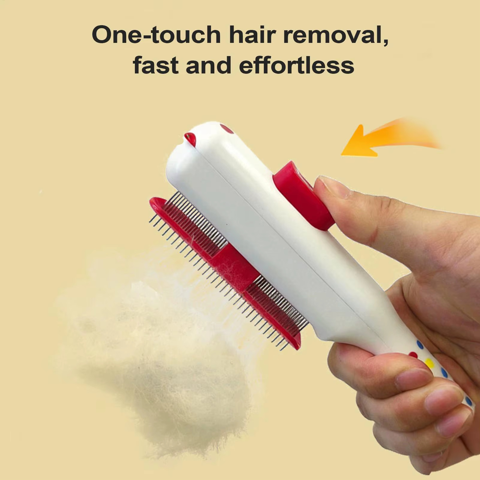Self-Cleaning Pet Grooming Brush