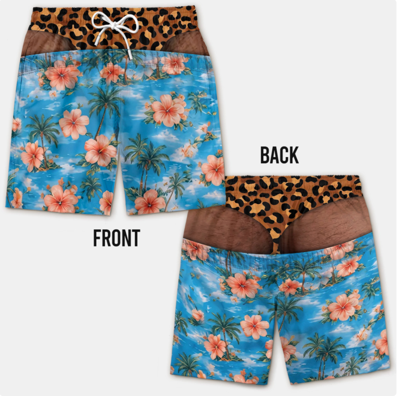 Funny Patriotic Men’s Swim Trunks