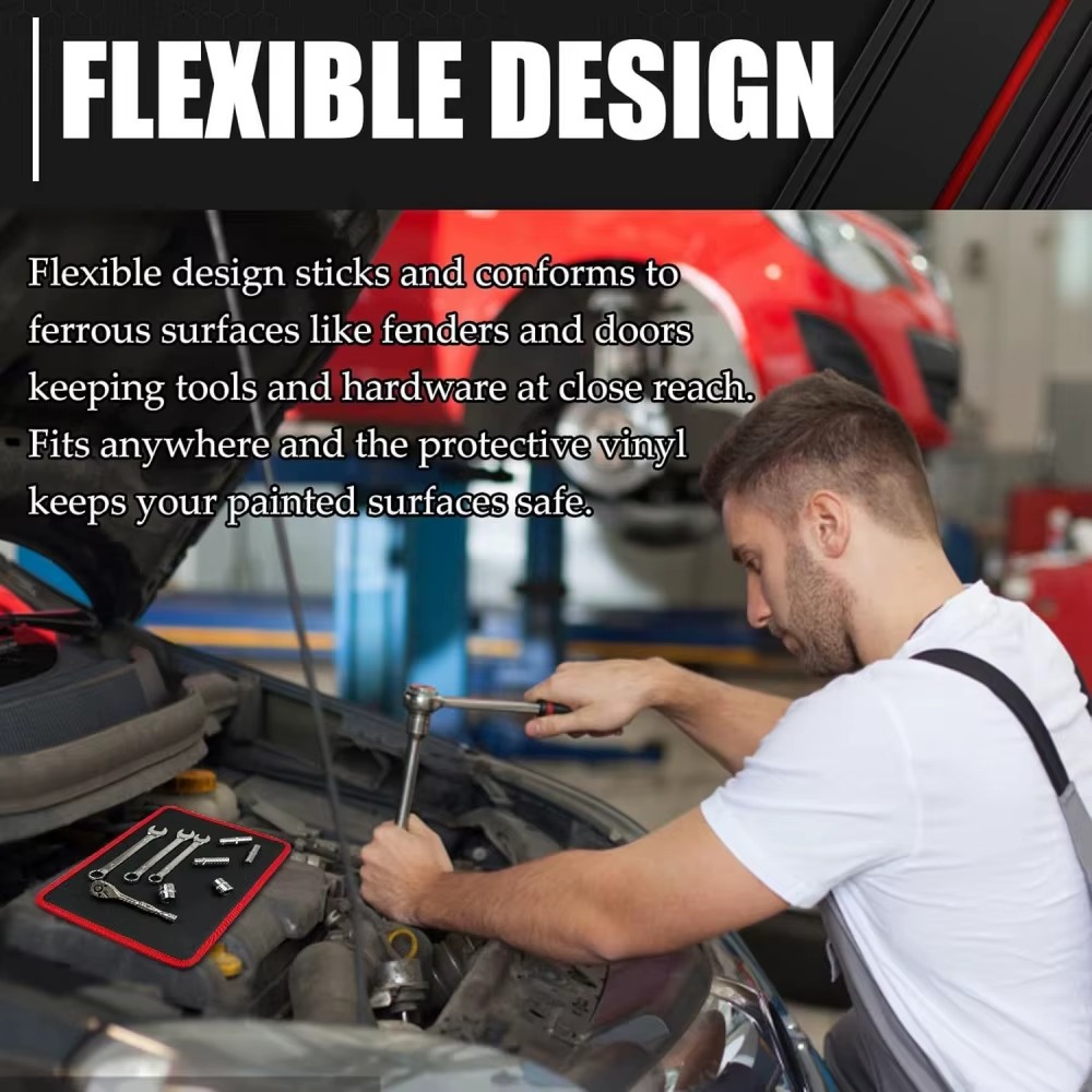 3-Piece Strong Magnetic Tool Mat Set