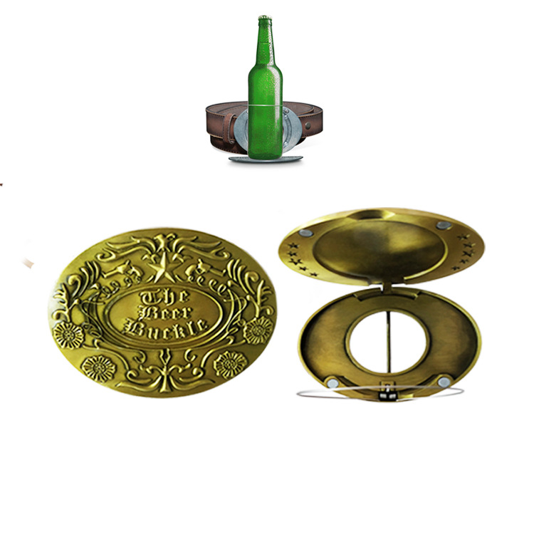 🤠 Texas Style Hands-Free Beverage Belt Buckle