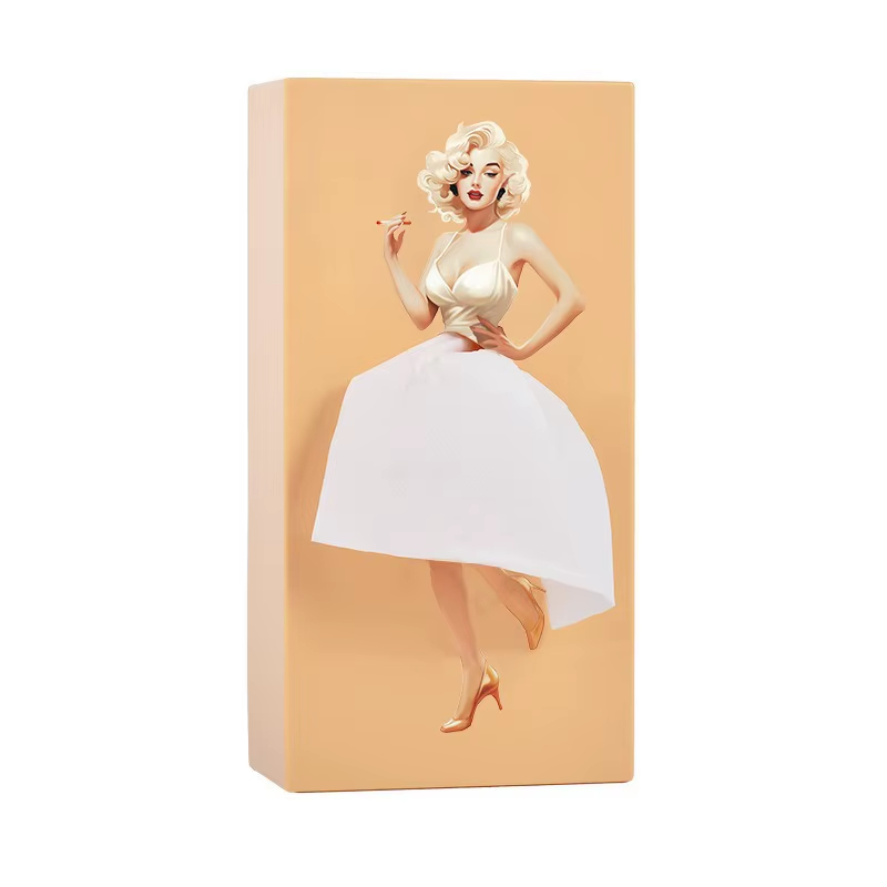 Flying Skirt Girl Tissue Box Holder