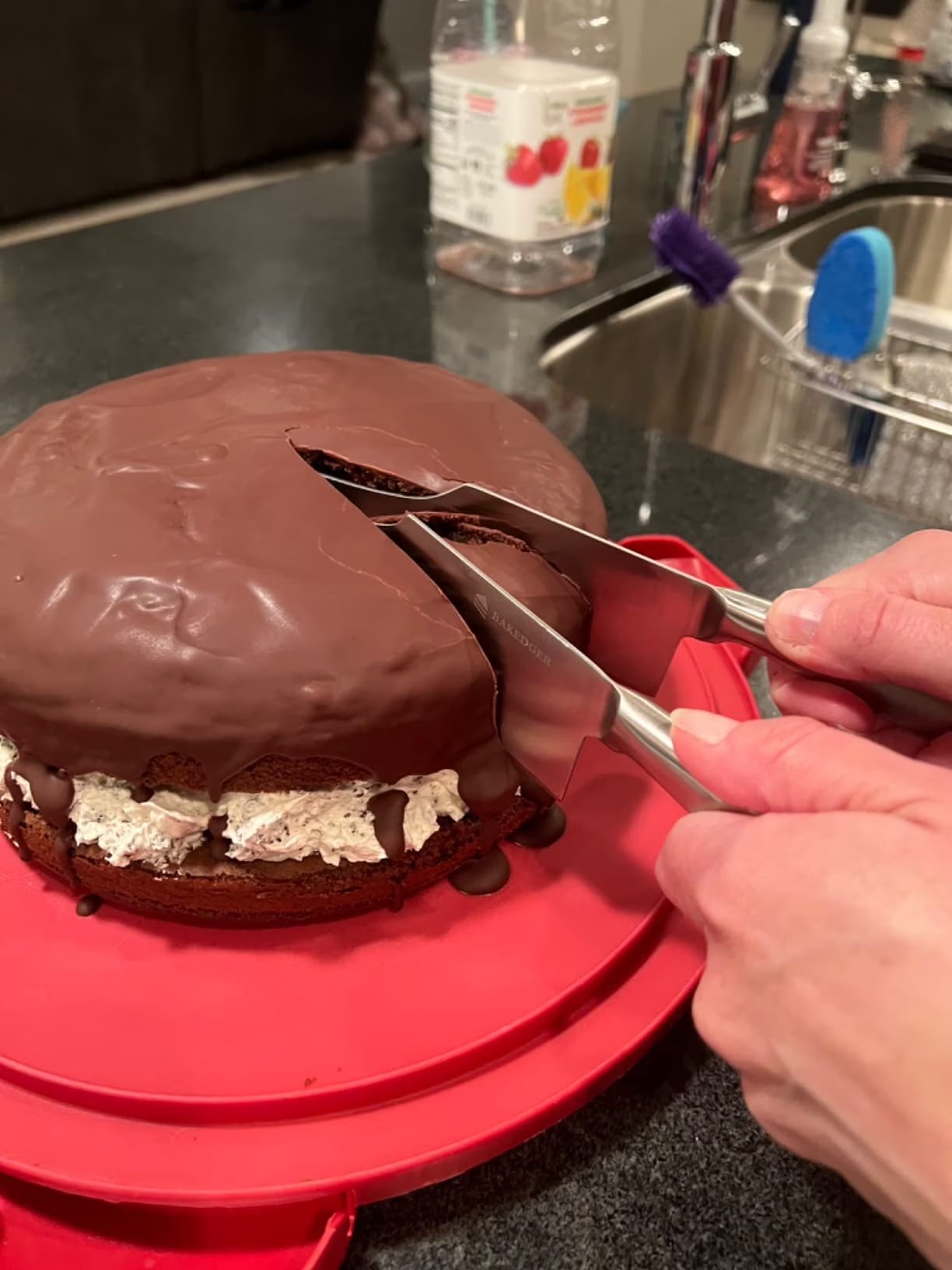 Adjustable Stainless Steel Cake Cutter & Server