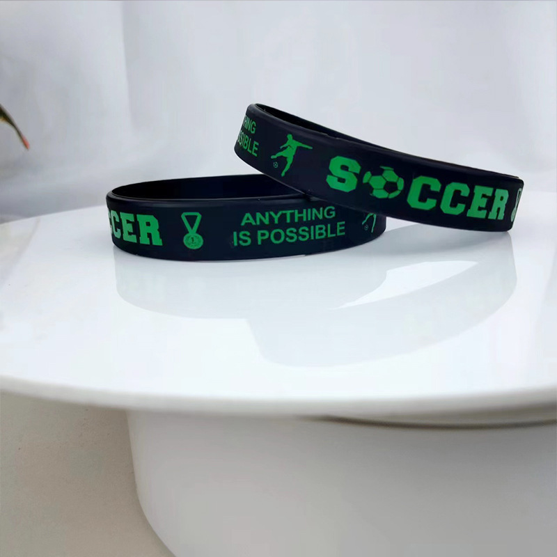 ⚽ Football Silicone Wristband