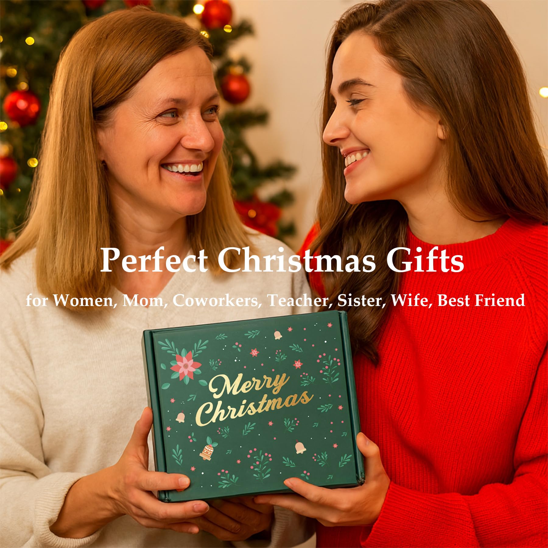 Christmas Spa Gift Set – Holiday Bath & Relaxation Gift Box for Family, Friends & Coworkers