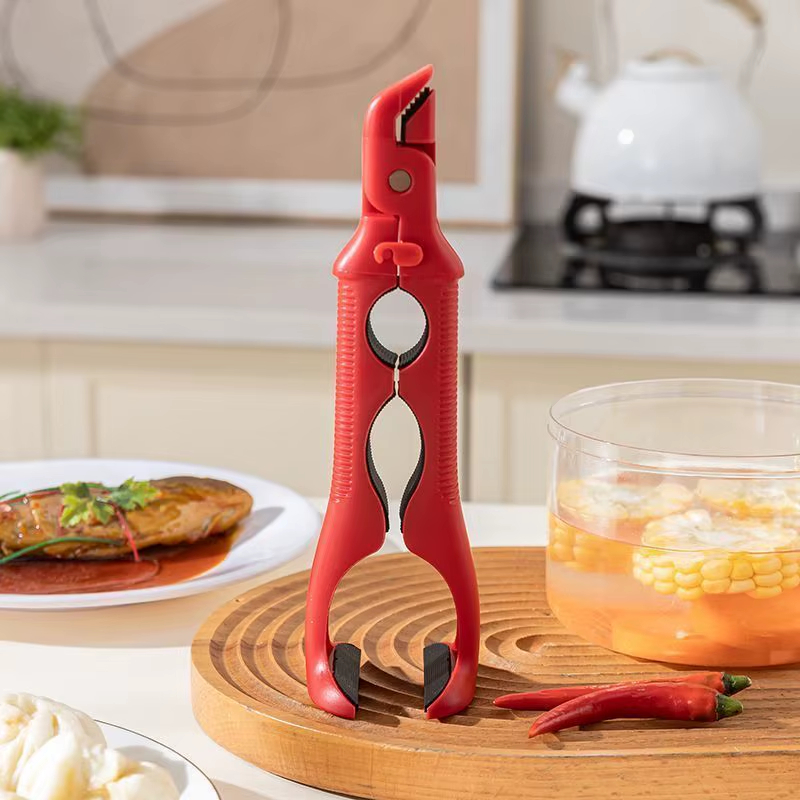 3-in-1 Heat-Resistant Bowl Gripper & Jar Opener