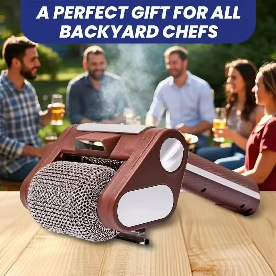Electric Stainless Steel Roller Grill Brush
